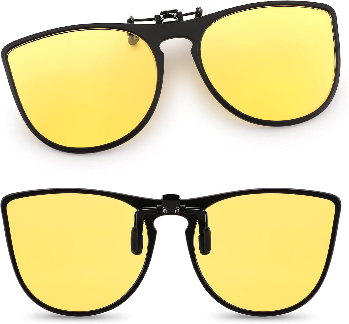 ÉÌƷͼƬ 9 | B093SYK6Y9 | FEISEDY Cat Eye Polarized Clip-On Sunglasses Men Women over Glasses Driving Outdoor B2764