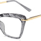 Grey / 55 Millimeters | B07N7SNCBW | FEISEDY Cat Eye Glasses Frame Clear Lenses Lightweight Eyewear for Women B2440