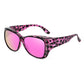 FEISEDY Women's Polarized Fit Over Sunglasses, Fitover Prescription Glasses UV400 Protection B4190