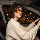 商品图片 43 | B0GRVLVZYS | FEISEDY Women's Polarized Wrap-Around Fit Over Sunglasses with Rhinestones, Anti-Glare Driving Sun Glasses B0362