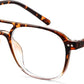 Leopard Grey / 50 Millimeters | B0CY23VGXJ | FEISEDY Blue Light Blocking Glasses Women Men Square Computer Lightweight Pilot Glasses Anti Eyestrain & UV Glare B0141