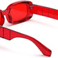 商品图片 36 | B0B12FXZW5 | FEISEDY Rectangle Sunglasses for Women Men Retro Y2k 90s Thick Frame Chunky Square Sunglasses UV400 Protection B2307