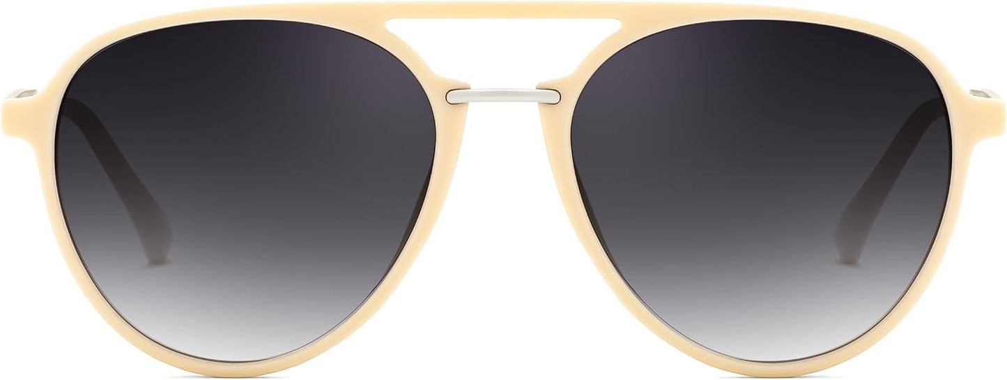 商品图片 18 | B0H1BPNZ36 | FEISEDY 70s Retro Aviator Sunglasses Polarized UV400 for Men Women B0453