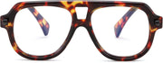 ÉÌƷͼƬ 8 | B0F32R72G4 | FEISEDY Stylish Reading Glasses for Woman Men Trendy Retro Double Bridge Readers B0287