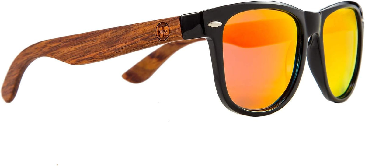 Rosewood / 55 Millimeters | B07J2YGHR5 | FEISEDY Polarized Wood Sunglasses Women Men HD UV400 Driving Fishing Golf Sunglasses B2448