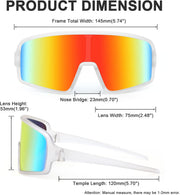 ÉÌƷͼƬ 12 | B0C5XNFKS9 | FEISEDY Men Women Sports Sunglasses Baseball Sun Glasses Cycling Fishing Running Trekking 80s 90s Youth Visor UV400 B2962