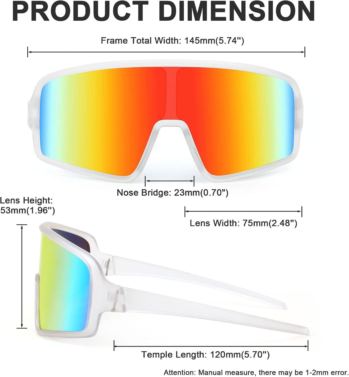 ÉÌƷͼƬ 12 | B0C5XNFKS9 | FEISEDY Men Women Sports Sunglasses Baseball Sun Glasses Cycling Fishing Running Trekking 80s 90s Youth Visor UV400 B2962