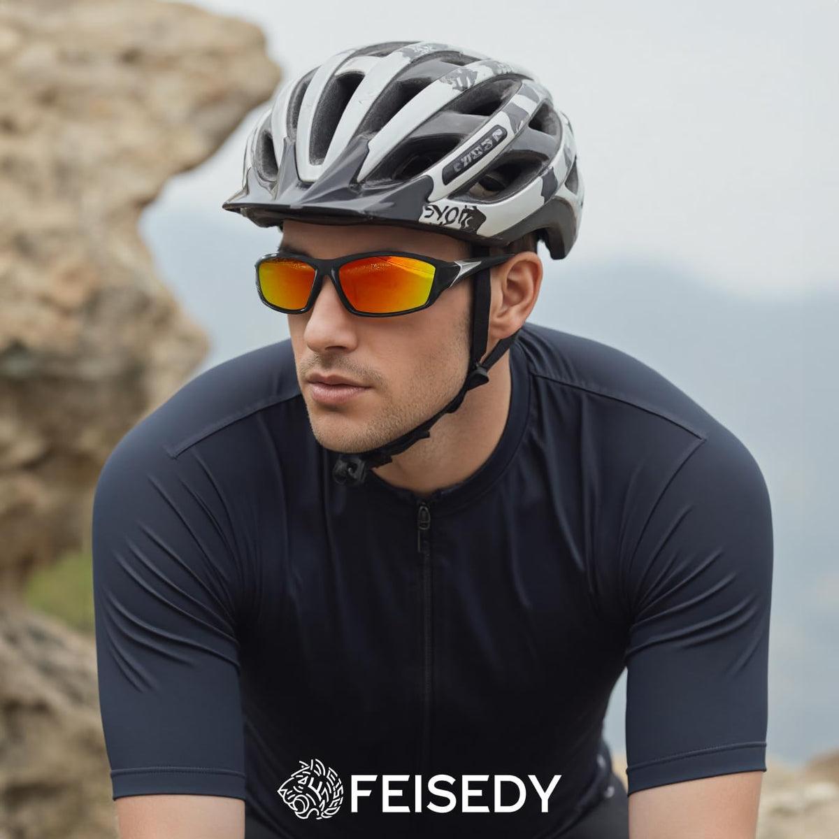 ÉÌƷͼƬ 15 | B0FG2NFPX3 | FEISEDY 3 Pack Polarized Sports Sunglasses for Men, Wrap Around Frame, UV400 Protection, Fishing Driving Cycling B2674