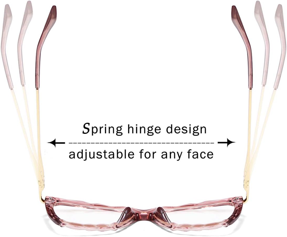 商品图片 19 | B07FR6SSY6 | FEISEDY Cat Eye Glasses Frame Clear Lenses Lightweight Eyewear for Women B2440