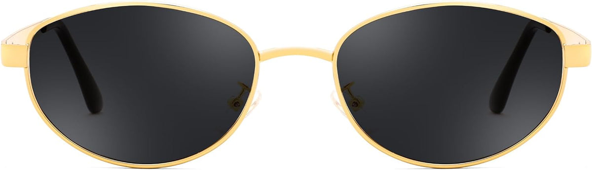 ÉÌƷͼƬ 7 | B0GVDQNHD2 | FEISEDY Oval Metal Sunglasses for Women and Men, Classic UV400 Protection Shades Retro Trendy Driving Fishing Eyewear B0430
