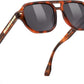 007 Tortoise Frame & Grey / 49 Millimeters | B0DSGY4SG2 | FEISEDY Polarized Aviator Sunglasses Men Women, Retro 70s Style Design - UV400 Protection, Driving & Daily Wear B0203