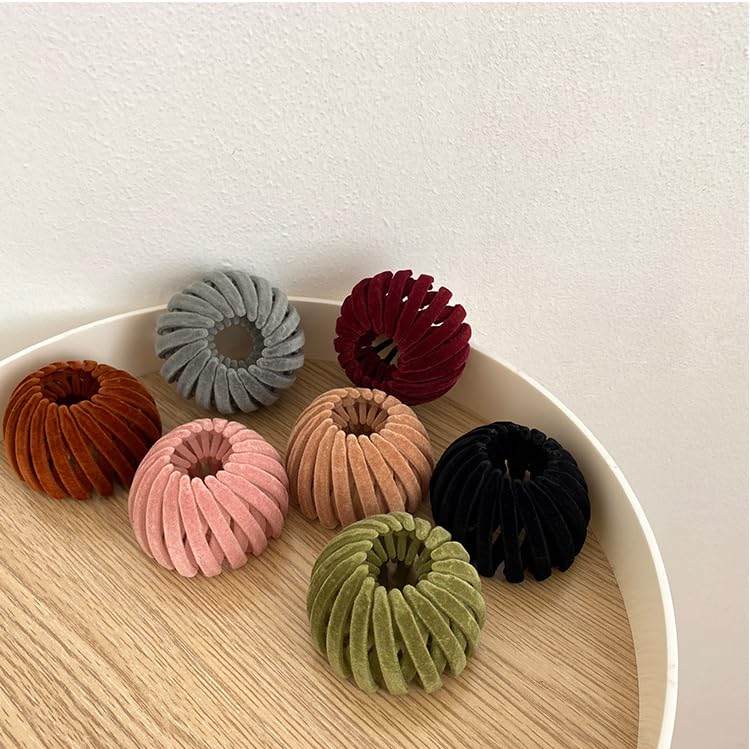 商品图片 3 | B0DWMDPG9Z | Bird Nest Hair Scrunchies for Women Ponytail Holder Hair Bun Clip for Thin Thick Fine Curly Hair