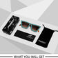 商品图片 45 | B09V7X56D4 | FEISEDY Women Crystal Square Cat Eye Sunglasses Sparkling Trendy Retro Cateye Sunglasses B2898