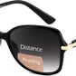 Black / 2.0 x | B0GSZP6525 | FEISEDY Women Bifocal Sunglasses Reader UV400 Protection B0351 | Butterfly Sun Reader, Fashion Outdoor Reading Glasses