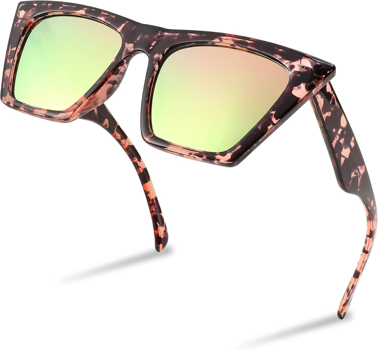 商品图片 155 | B0C5378735 | FEISEDY Vintage Square Cat Eye Sunglasses Women Trendy Cateye Sunglasses B2473