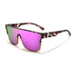 FEISEDY Fashion Flat Top Sunglasses Oversized Square Shades Women Men UV400 B2996