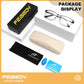 商品图片 17 | B0G1BLY966 | FEISEDY Classic Blue Light Reading Glasses Men,Metal Frame Readers with Spring Hinge, Anti Glare Eyeglasses for Reading B0337