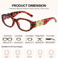 商品图片 21 | B0G34MVJQC | FEISEDY Trendy Blue Light Reading Glasses for Women and Men B0317 | Vintage 90s Anti-Glare Readers
