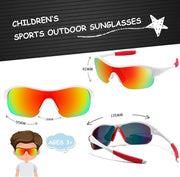ÉÌƷͼƬ 23 | B0CZ7Y96D2 | FEISEDY Polarized Sports Sunglasses for Kids Youth Baseball Cycling Running Glasses for Boys Girls Age 3-12 B0142