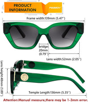 ÉÌƷͼƬ 19 | B0F8N6T6HM | FEISEDY Women's Polarized Cat Eye Sunglasses - UV400 Protection, Trendy Design for Driving & Daily Wear B0299
