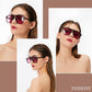商品图片 2 | B09J8999GR | FEISEDY Retro Square Aviator Sunglasses Women Men 70s Vintage Trendy Plastic Frame Sun Glasses B2835