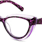 Purple Tortoise / 50 Millimeters | B0D56J2CP3 | FEISEDY Blue Light Blocking Glasses Women Vintage Cat Eye Frame Anti Fatigue B0169