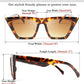 商品图片 140 | B0C5378735 | FEISEDY Vintage Square Cat Eye Sunglasses Women Trendy Cateye Sunglasses B2473