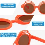 ÉÌƷͼƬ 33 | B0CQBTQZFP | FEISEDY Baby Polarized Round Sunglasses Flexible Rubber Shades with Strap for Infant Toddler Newborn Age 0-24 Months B0060