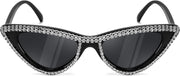 ÉÌƷͼƬ 46 | B0BZ7YMM4F | FEISEDY Oversized Women Cat Eye Rhinestone Sunglasses Costume Party B2360