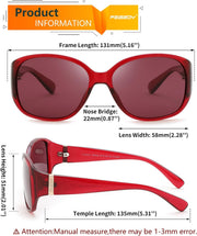 ÉÌƷͼƬ 14 | B0H4R52F3D | FEISEDY Women's Polarized Sunglasses Wrap Around Vintage Fashion Sunnies UV400 Protection B0394