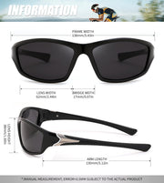 ÉÌƷͼƬ 47 | B0FG2NFPX3 | FEISEDY 3 Pack Polarized Sports Sunglasses for Men, Wrap Around Frame, UV400 Protection, Fishing Driving Cycling B2674