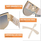 商品图片 16 | B095WNLFX1 | FEISEDY Fashion Oversized Sunglasses Women Trendy Designer One Piece Stylish UV400 Protection B2748