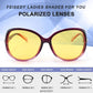 商品图片 26 | B08S7G8RRP | FEISEDY Oversized Polarized Sunglasses Women Men Large Shades B2730