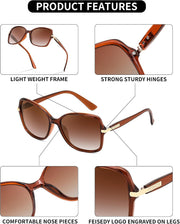 ÉÌƷͼƬ 34 | B09KC567VY | FEISEDY Womens Polarized Sunglasses UV400 Anti Glare Fashion Shades