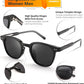 商品图片 5 | B0CCPBD9GS | FEISEDY Classic Polarized Sunglasses Retro Round Sunglasses for Women Men Trendy Shades B0002
