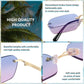 商品图片 74 | B0CY2Q4VW1 | FEISEDY Rimless Sunglasses Y2K Retro Small Narrow Rectangle Shades B2643