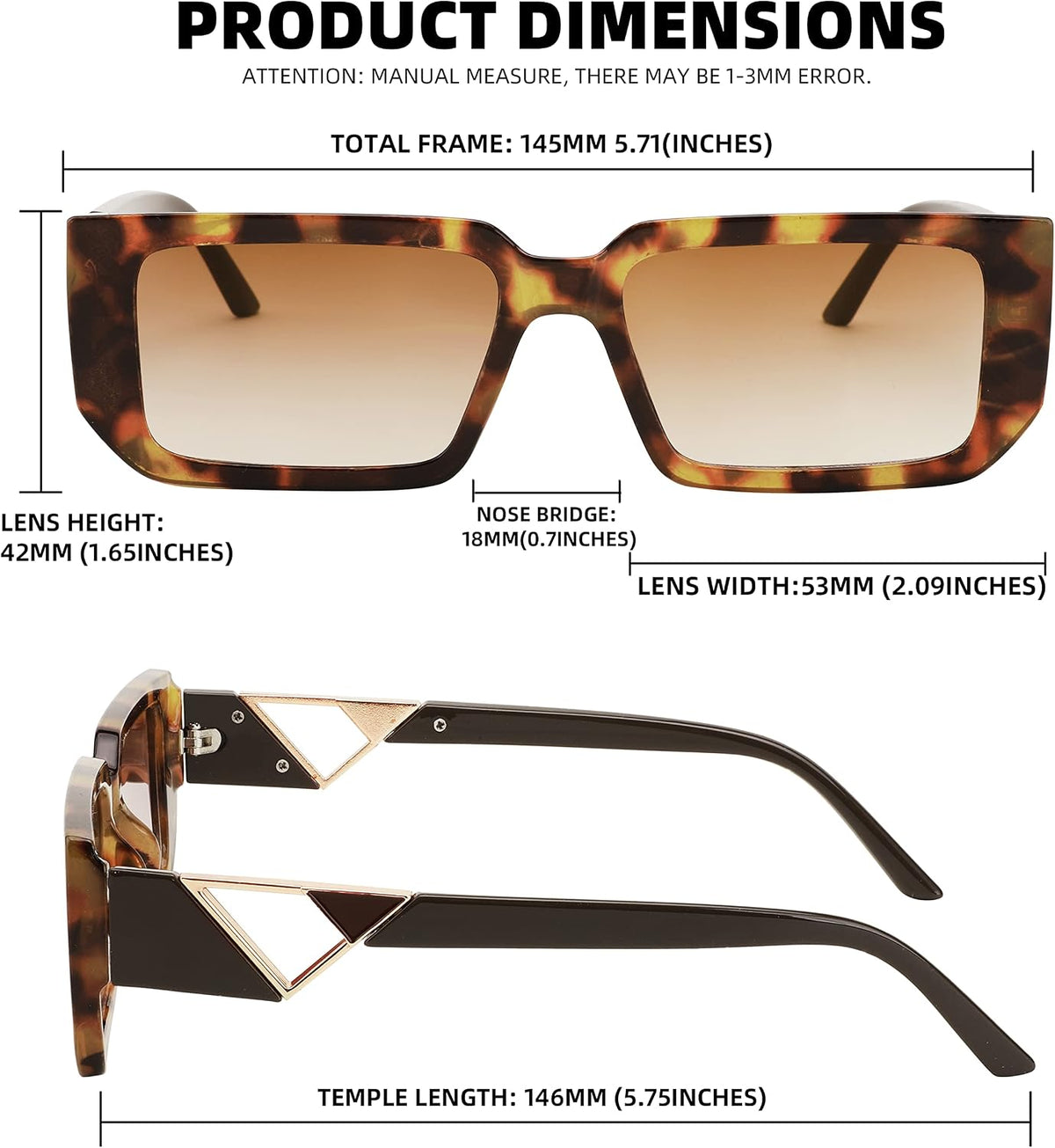 ÉÌƷͼƬ 13 | B0BP7NZR55 | FEISEDY Small Fashion Square Sunglasses for Women Men 90s Vintage Rectangle Sunglasses B2972