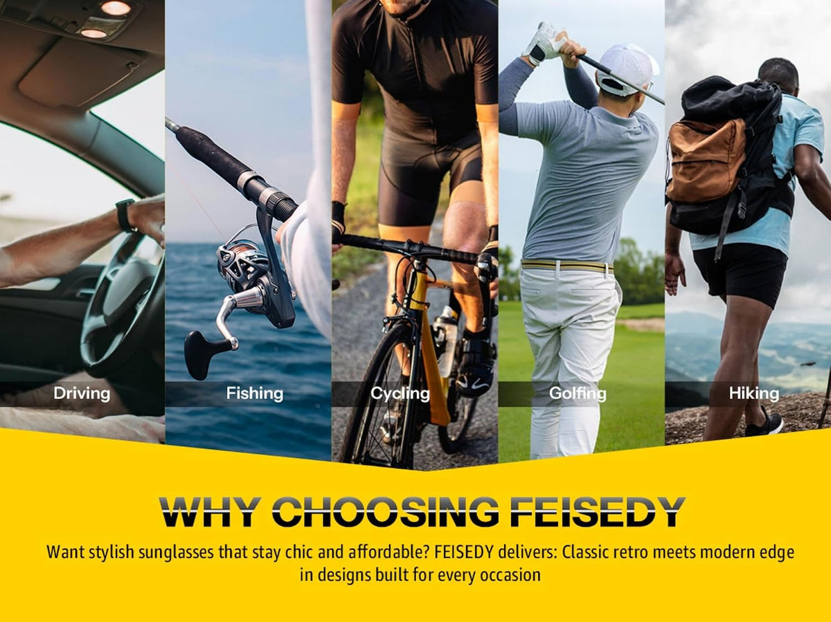 ÉÌƷͼƬ 6 | B0FWBRF3SR | FEISEDY Fit Over Glasses Sunglasses, Work Safety Goggles for Men Women, Wrap Around Sunglasses Outdoors B0343