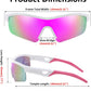 商品图片 14 | B0C7189J4Z | FEISEDY Men Sunglasses, Polarized Cycling Sunglasses, UV400 Sports Baseball Running Fishing Hiking Shades B2372