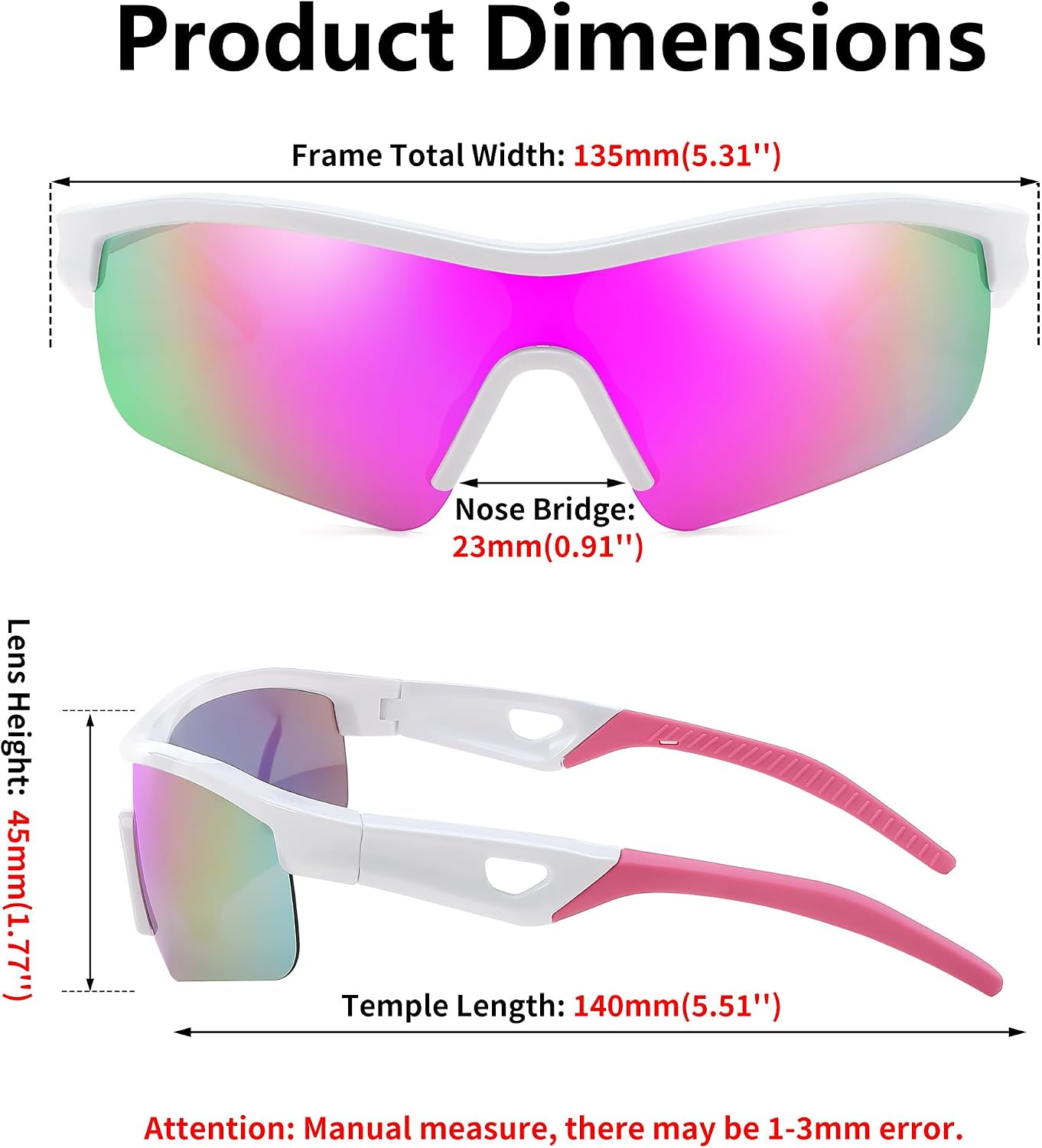 商品图片 14 | B0C7189J4Z | FEISEDY Men Sunglasses, Polarized Cycling Sunglasses, UV400 Sports Baseball Running Fishing Hiking Shades B2372