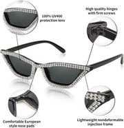 ÉÌƷͼƬ 117 | B079KYQYT3 | FEISEDY Small Cat Eye Sunglasses Vintage Square Shade Women Eyewear B2291