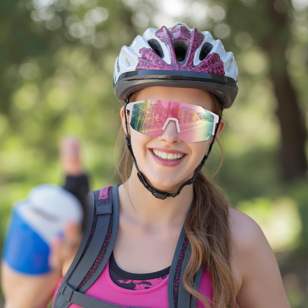 ÉÌƷͼƬ 2 | B0DTYL7JBV | FEISEDY Sports Sunglasses for Men, Women and Teens - Baseball, Biking, Cycling UV400 Protection B2388