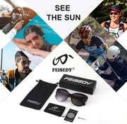 ÉÌƷͼƬ 48 | B09LTWN7GK | FEISEDY Cat Eye Sunglasses Polarized for Women Men£¬Rimless Mirrored Sunglasses, Oversized, Trendy Retro Sun Glasses B2796