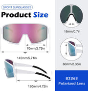 ÉÌƷͼƬ 7 | B0CTT71RHP | FEISEDY Polarized Sports Sunglasses for Men Women Youth Cycling Glasses Baseball Softball Sunglasses B2368