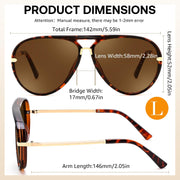 ÉÌƷͼƬ 53 | B0GYVVZBQM | FEISEDY Classic Aviator Sunglasses UV400 Protection for Women Men B0461