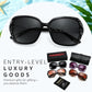 商品图片 64 | B079GT4RXH | FEISEDY Polarized Women Square Sunglasses Sparkling Composite Shiny Frame B2289