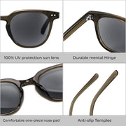 ÉÌƷͼƬ 29 | B0CSNK73XH | FEISEDY Round Reading Sunglasses for Men and Women Stylish Blue Light Blocking Readers B0113