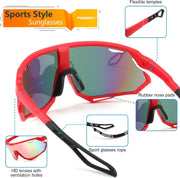 ÉÌƷͼƬ 25 | B0CNGK88DC | FEISEDY Sport Sunglasses for Men Women, Cycling Glasses with UV Protection, for Baseball, Ski, Runing, Golf B0082
