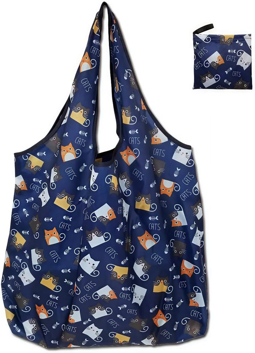 03-hidden Blue Bottom Kitten | B0GTZ7LVPD | Multiple Color Folding Handbags