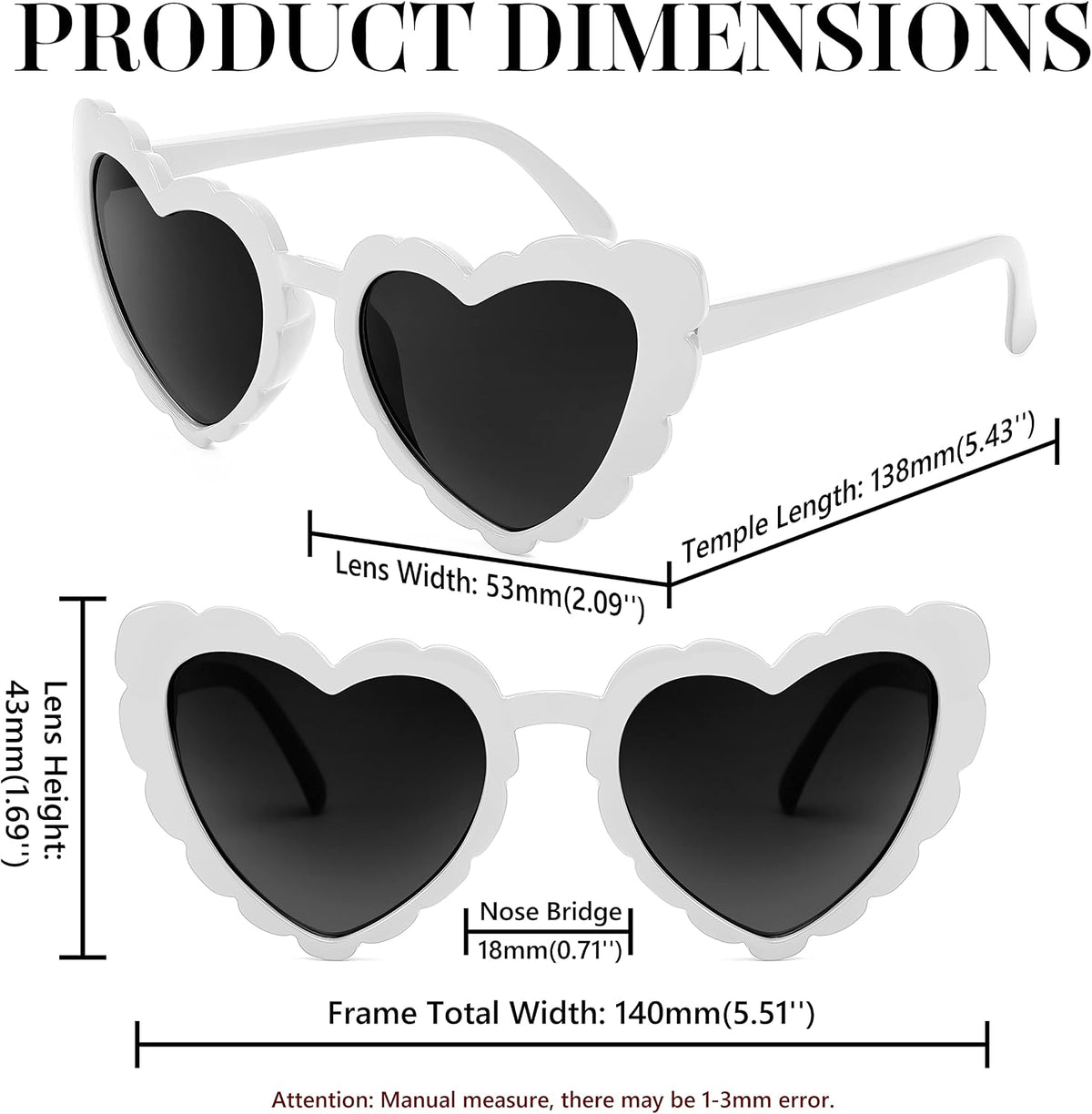 ÉÌƷͼƬ 14 | B0B8R3G4T8 | FEISEDY Love Heart Shaped Sunglasses for Women Trendy Retro Cat Eye Mod Style Stylish Glasses B2336
